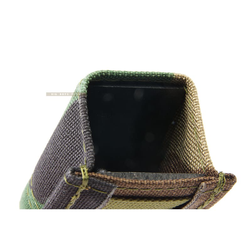 Esstac Single Pistol KYWI Pouch - Woodland (M81) - Bang Bang Airsoft