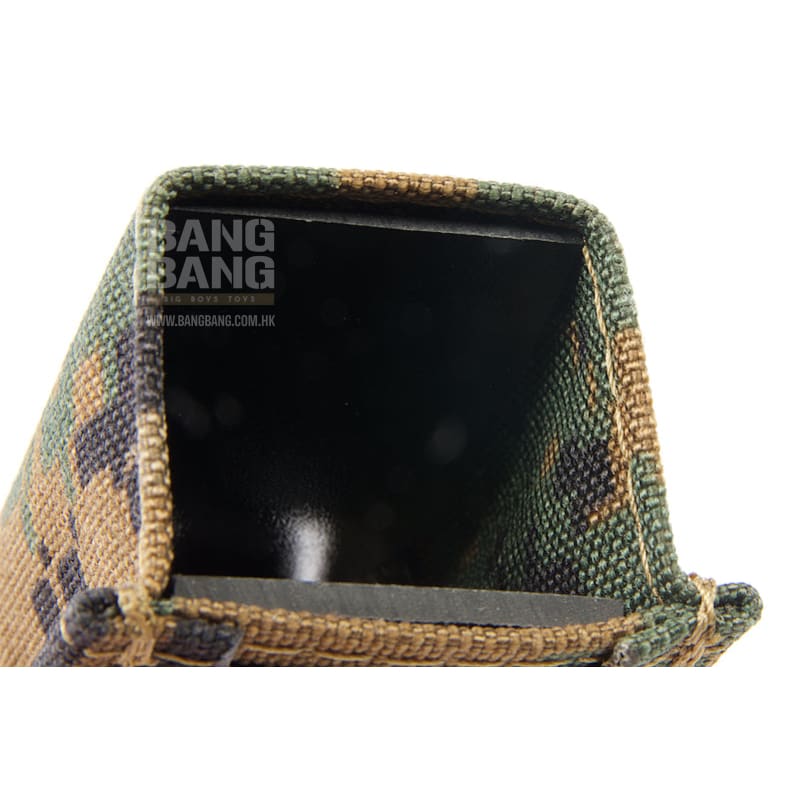 Esstac Single Pistol KYWI Pouch - Woodland Marshall - Bang Bang Airsoft