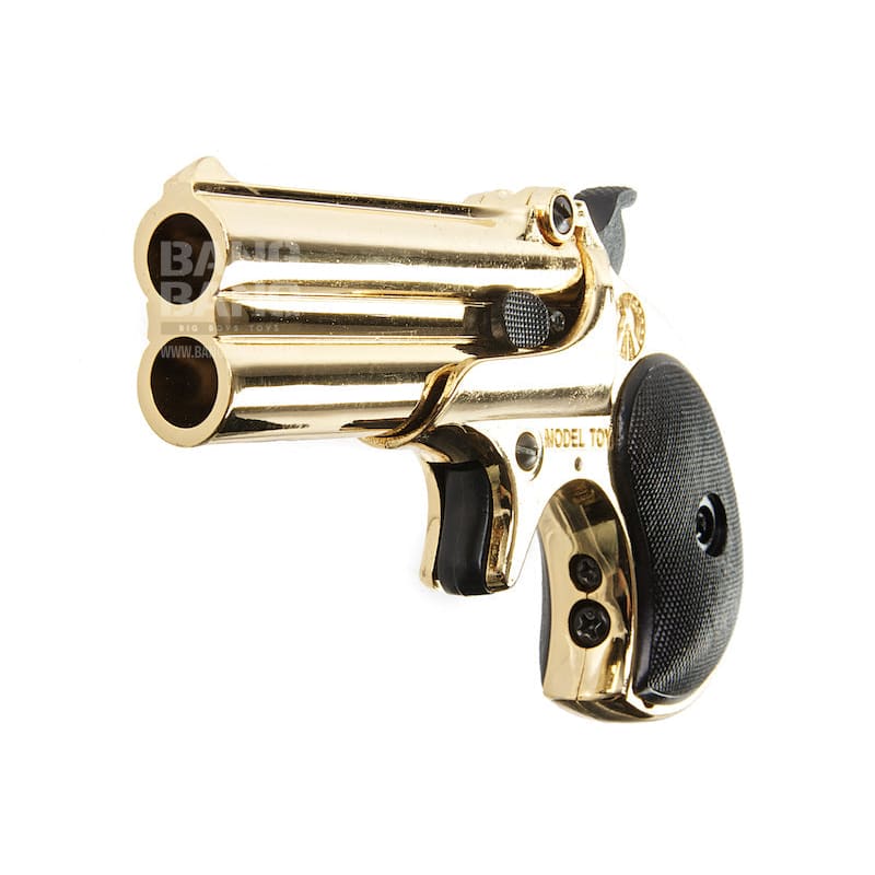 Farsan 8717 Derringer Metal Model Gun - Golden - Bang Bang Airsoft