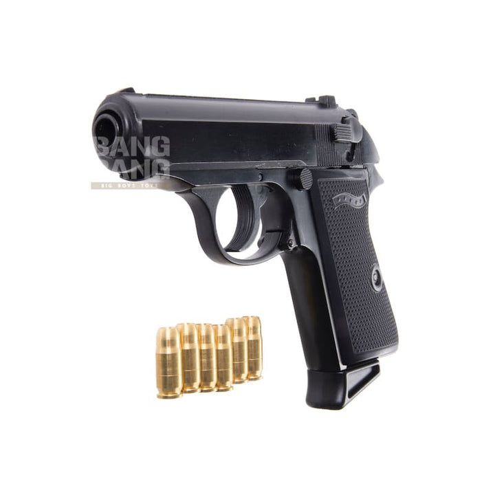 Farsan 9607 PPK Metal Model Gun - Black - Bang Bang Airsoft