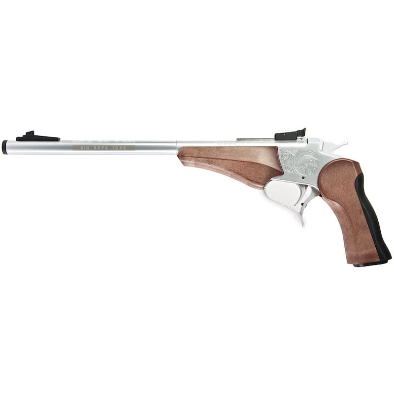 Farsan Thompson G2 Contender 370mm Break - top 6mm Gas Pistol - Silver - Bang Bang Airsoft