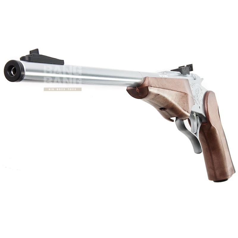 Farsan Thompson G2 Contender 370mm Break - top 6mm Gas Pistol - Silver - Bang Bang Airsoft