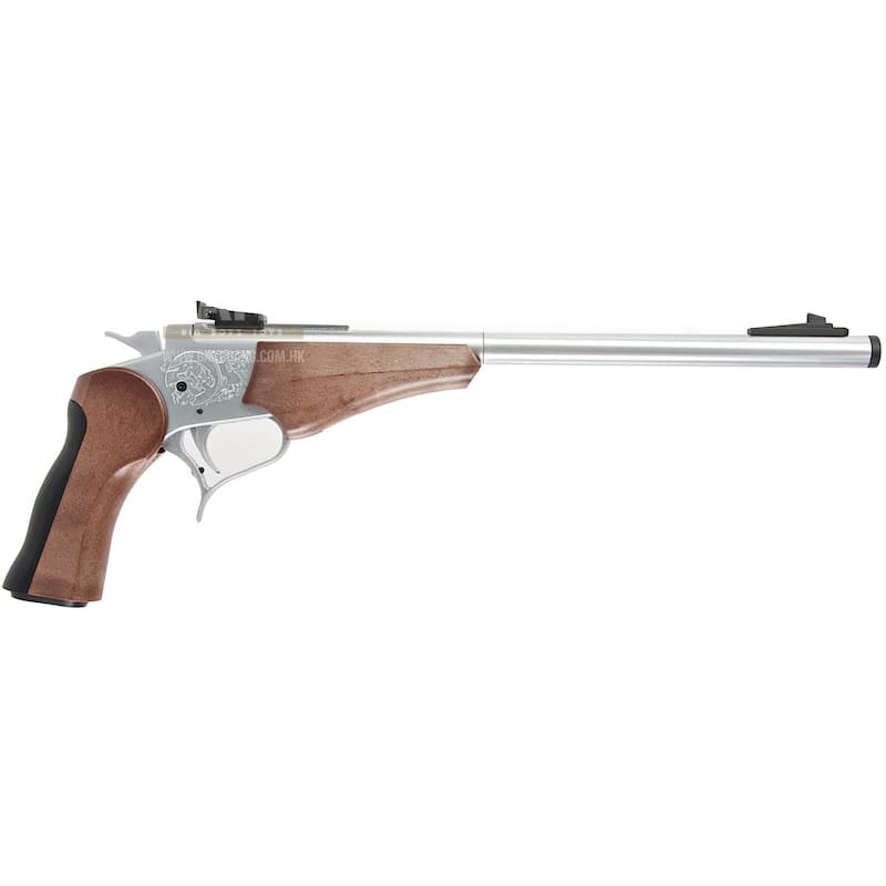 Farsan Thompson G2 Contender 370mm Break - top 6mm Gas Pistol - Silver - Bang Bang Airsoft