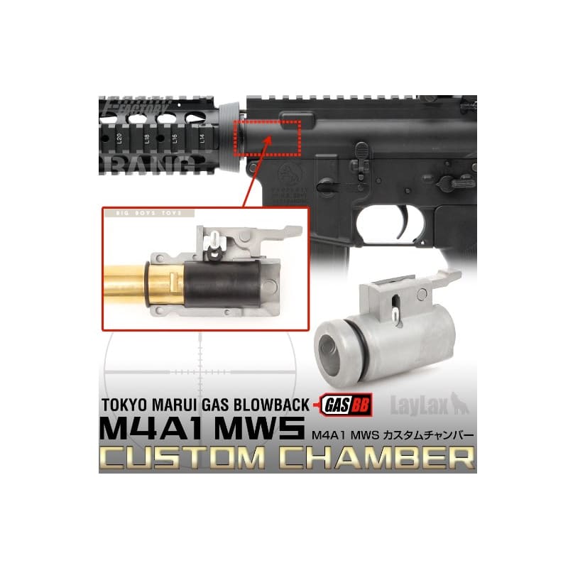 First Factory Custom Hop Up Chamber for Tokyo Marui MWS M4A1 GBBR - Bang Bang Airsoft