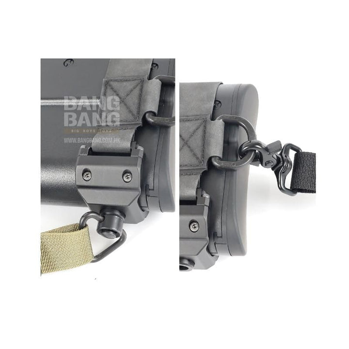 First Factory Krytac / Tokyo Marui P90 Sling Swivel End NEO - Black - Bang Bang Airsoft