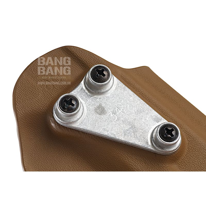 G - CODE OSH RTI Kydex Holster for G Series 34 / 35 (Left Hand / TAN) - Bang Bang Airsoft