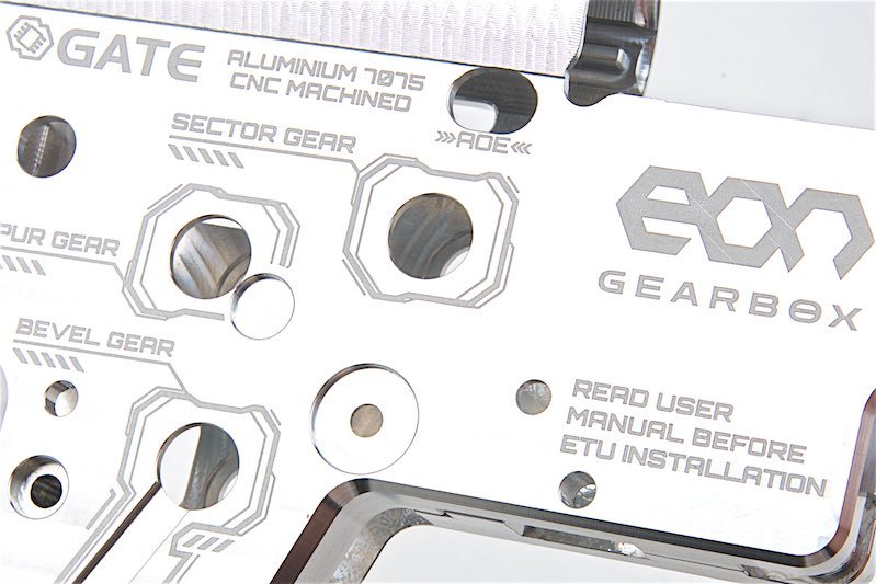 GATE EON Gearbox V2 - Silver (CNC) - Bang Bang Airsoft