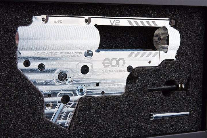 GATE EON Gearbox V2 - Silver (CNC) - Bang Bang Airsoft