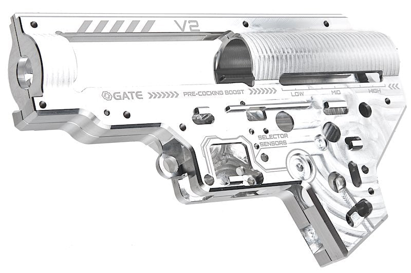 GATE EON Gearbox V2 - Silver (CNC) - Bang Bang Airsoft