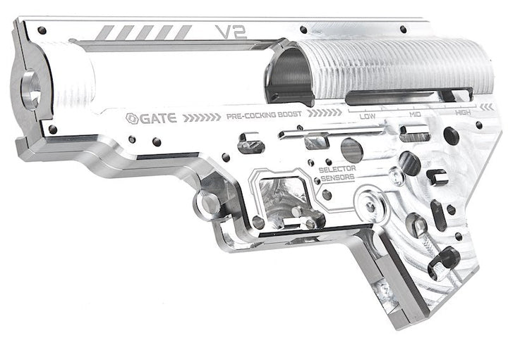 GATE EON Gearbox V2 - Silver (CNC) - Bang Bang Airsoft