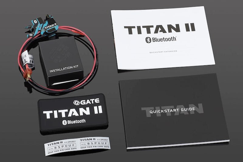GATE TITAN II Bluetooth for V2 GB (AEG Rear Wired) - Bang Bang Airsoft