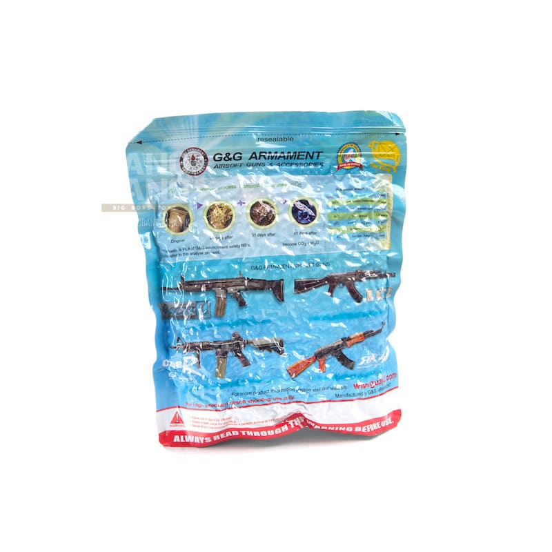 G&G 0.25g Biodegradeable BB (5000 BBs) - Bang Bang Airsoft