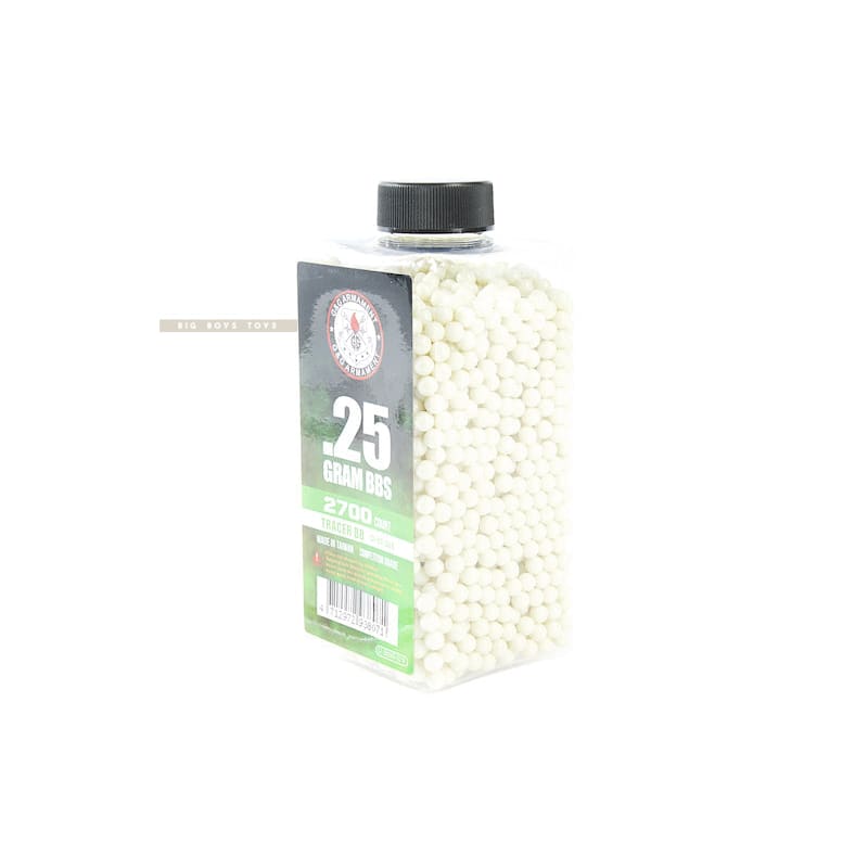 G&G 0.25g Tracer BB (2700rds / Green) - Bang Bang Airsoft