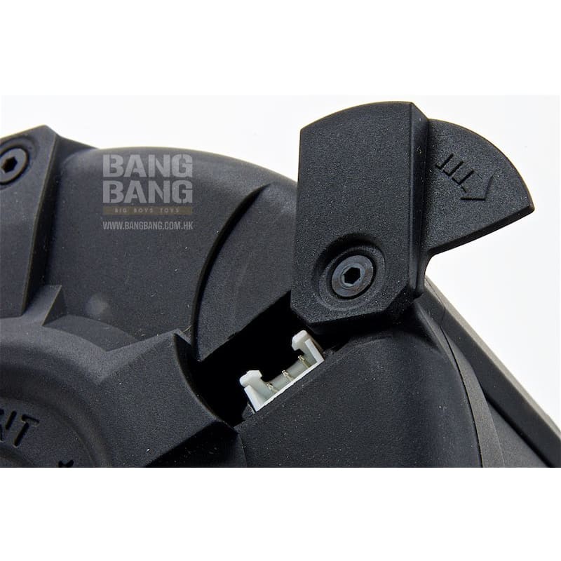 G&G 2300rds Auto Winding Drum Magazine for M4 / M16 Series Airsoft AEG Rifle - Black - Bang Bang Airsoft
