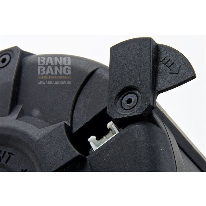G&G 2300rds Auto Winding Drum Magazine for M4 / M16 Series Airsoft AEG Rifle - Black - Bang Bang Airsoft