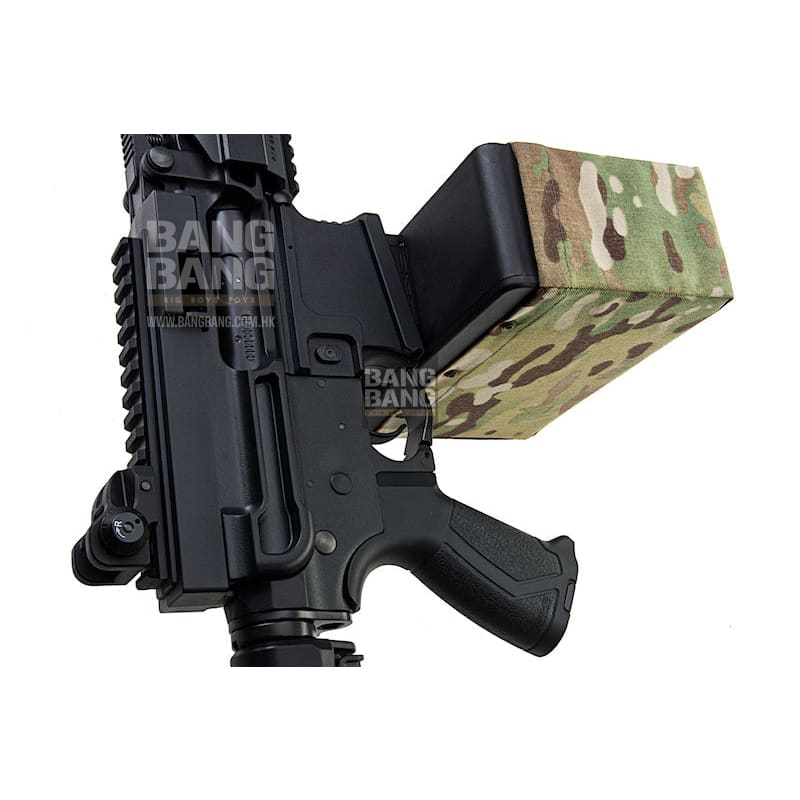 G&G CM16 LMG AEG - Black - Bang Bang Airsoft