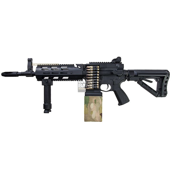 G&G CM16 LMG AEG - Black - Bang Bang Airsoft