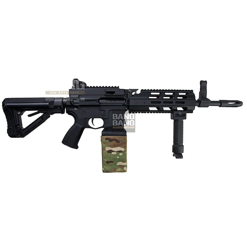 G&G CM16 LMG AEG - Black - Bang Bang Airsoft