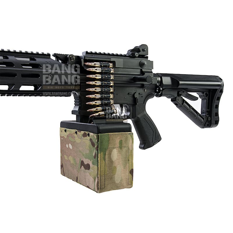 G&G CM16 LMG AEG - Black - Bang Bang Airsoft