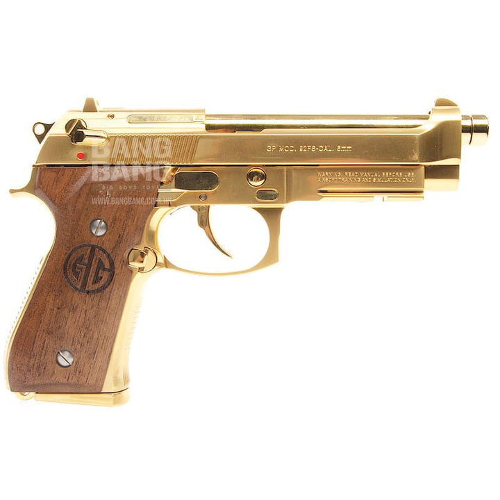 G&G GPM92 Gold Limited Edition GBB Pistol - Bang Bang Airsoft