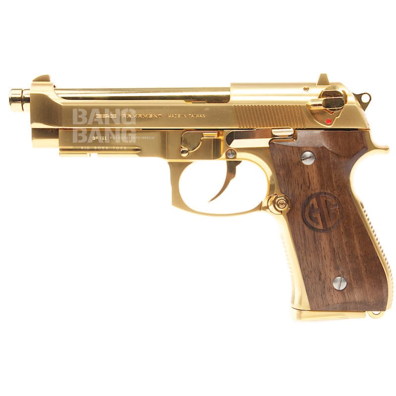 G&G GPM92 Gold Limited Edition GBB Pistol - Bang Bang Airsoft