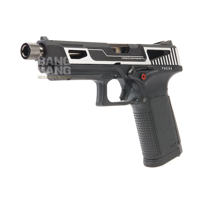 G&G GTP 9 MS GBB Pistol - Silver - Bang Bang Airsoft