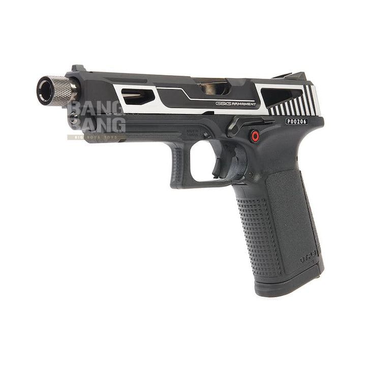 G&G GTP 9 MS GBB Pistol - Silver - Bang Bang Airsoft