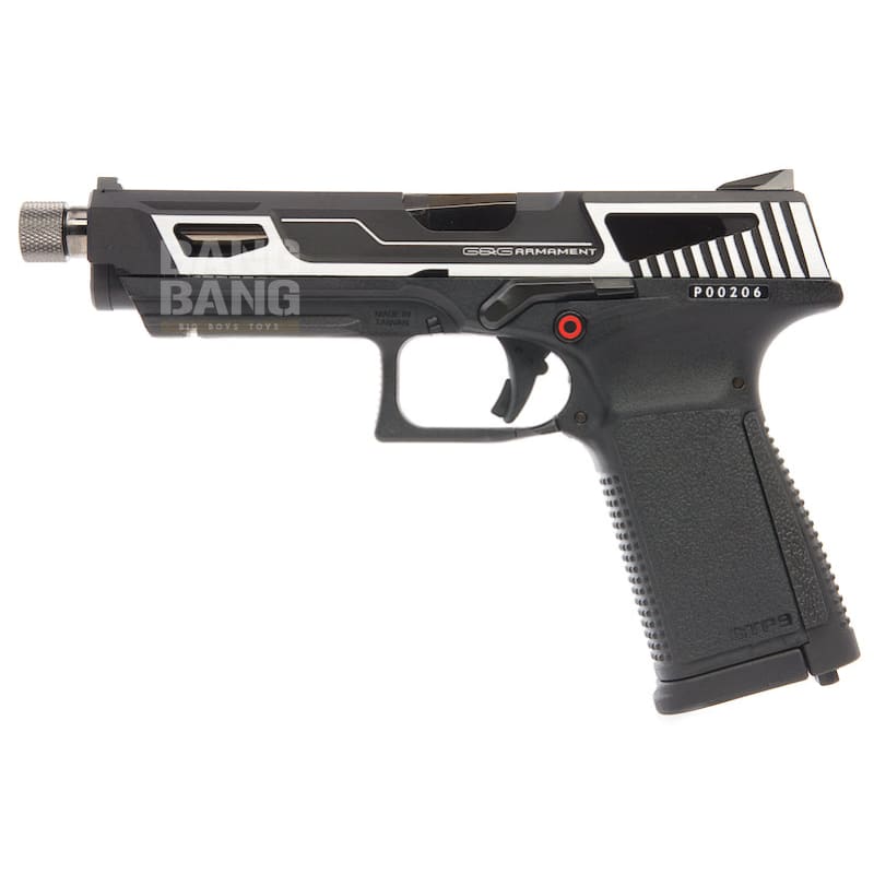 G&G GTP 9 MS GBB Pistol - Silver - Bang Bang Airsoft