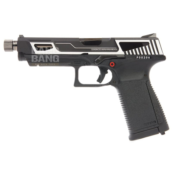 G&G GTP 9 MS GBB Pistol - Silver - Bang Bang Airsoft