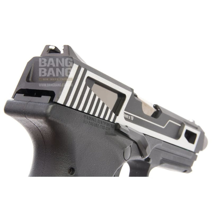 G&G GTP 9 MS GBB Pistol - Silver - Bang Bang Airsoft