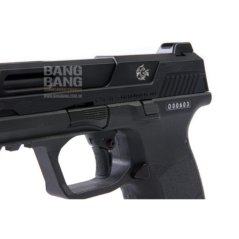 G&G Piranha MKI GBB Pistol - Black - Bang Bang Airsoft