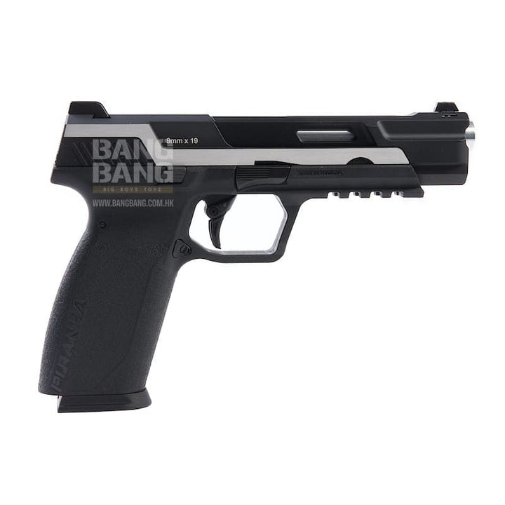 G&G Piranha MKI GBB Pistol - Silver - Bang Bang Airsoft