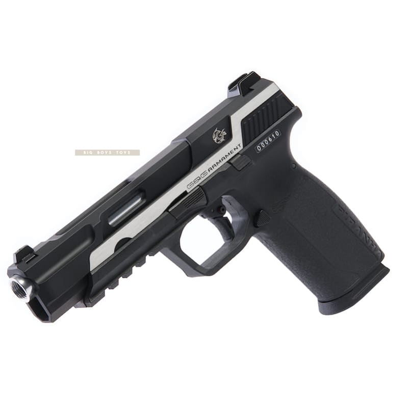 G&G Piranha MKI GBB Pistol - Silver - Bang Bang Airsoft
