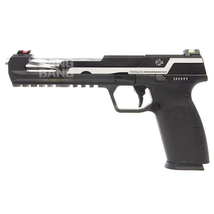 G&G Piranha SL GBB Pistol - Silver - Bang Bang Airsoft