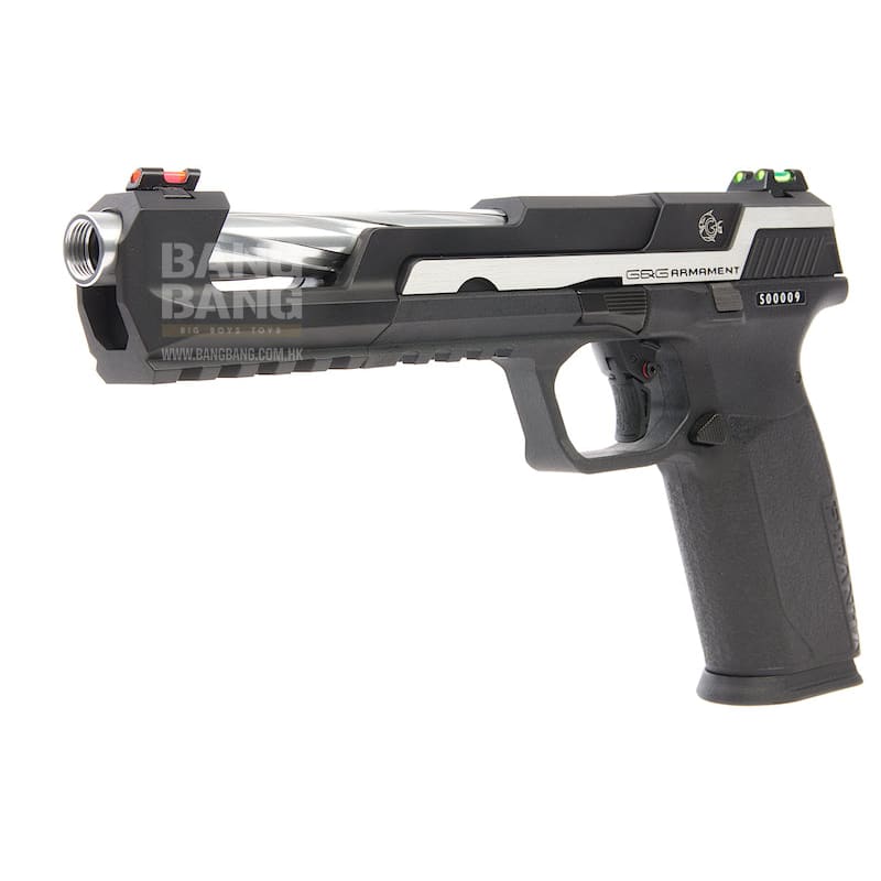 G&G Piranha SL GBB Pistol - Silver - Bang Bang Airsoft