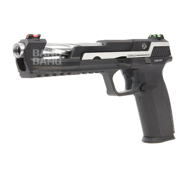 G&G Piranha SL GBB Pistol - Silver - Bang Bang Airsoft