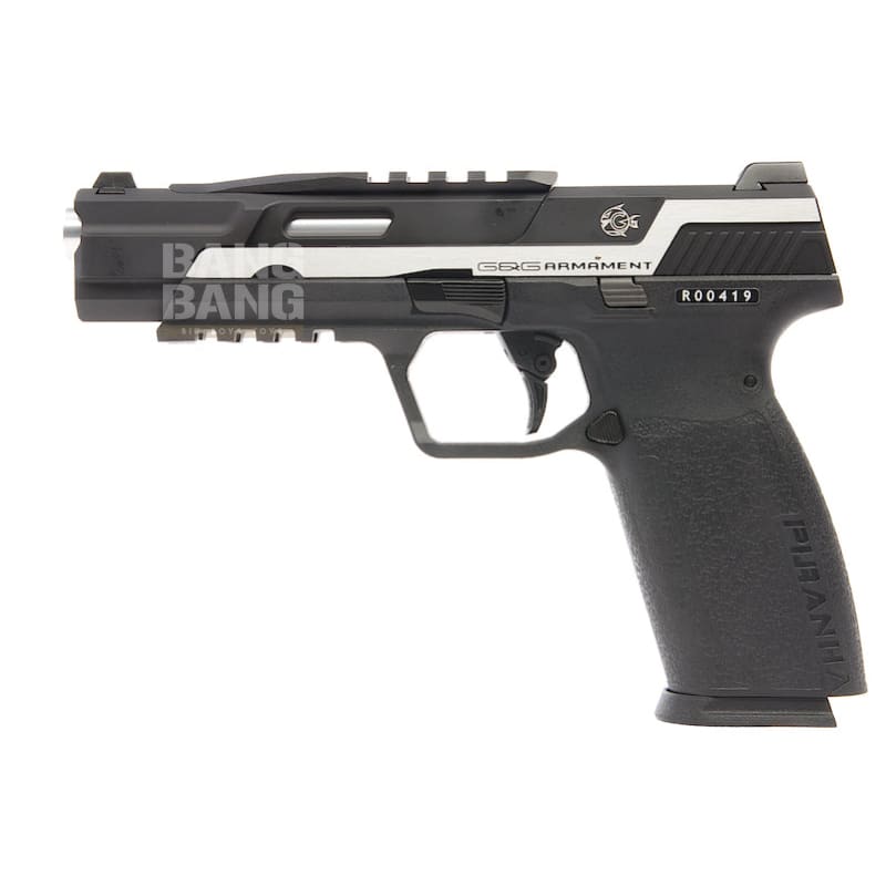 G&G Piranha TR GBB Pistol - Silver - Bang Bang Airsoft