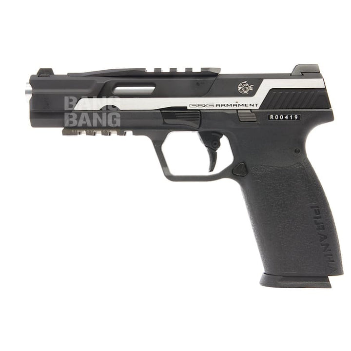 G&G Piranha TR GBB Pistol - Silver - Bang Bang Airsoft