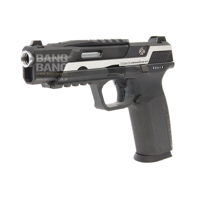G&G Piranha TR GBB Pistol - Silver - Bang Bang Airsoft