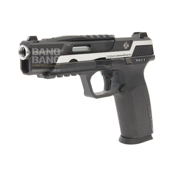 G&G Piranha TR GBB Pistol - Silver - Bang Bang Airsoft
