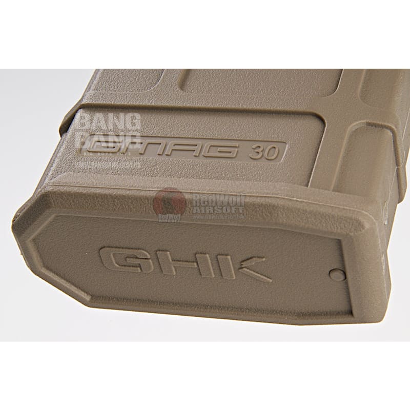 GHK 40rds GMAG Gas Magazine for GHK G5 / M4 GBBR - TAN - Bang Bang Airsoft