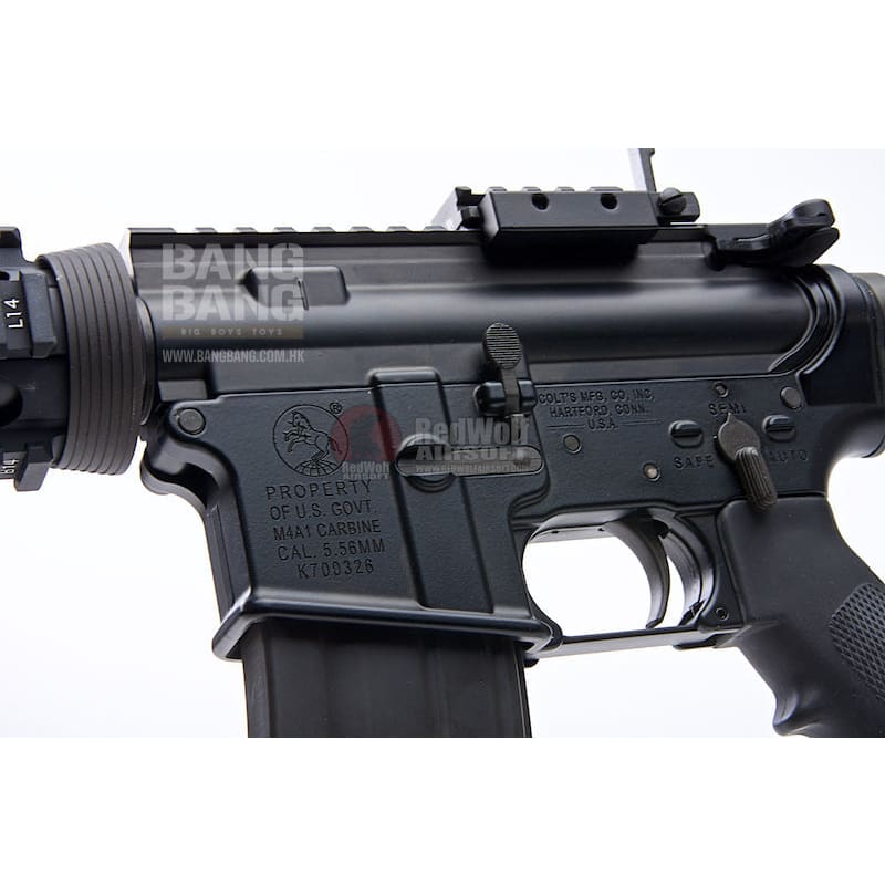 Ghk colt licensed m4 ras gbb 10.5 inch v2 - black gas blow