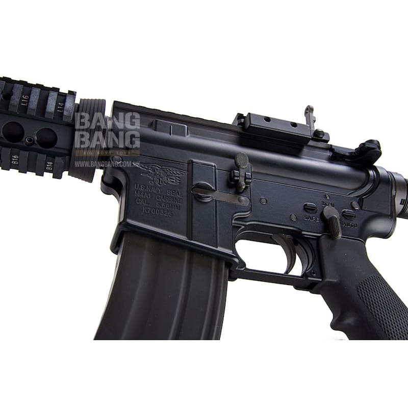 GHK M4 RAS GBB 10.5 inch V2 Navy Seal - Black - Bang Bang Airsoft