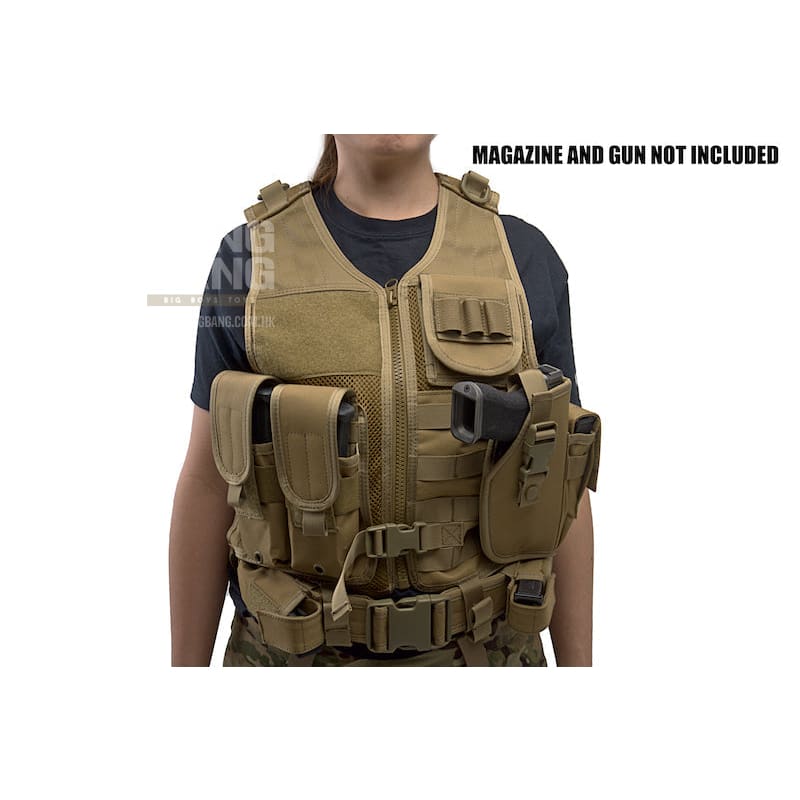 Ghost Gear Lady's Multi Purpose Vest V1 - TAN - Bang Bang Airsoft
