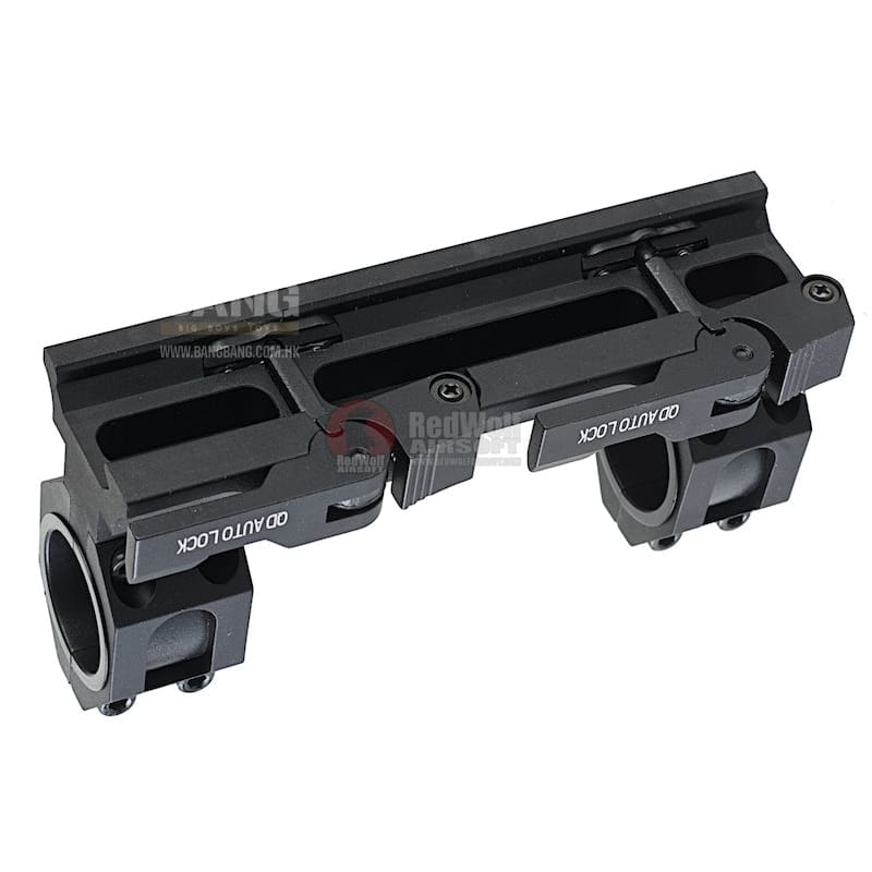 GK Tactical 25 / 30mm QD Dual Scope Mount - BK - Bang Bang Airsoft
