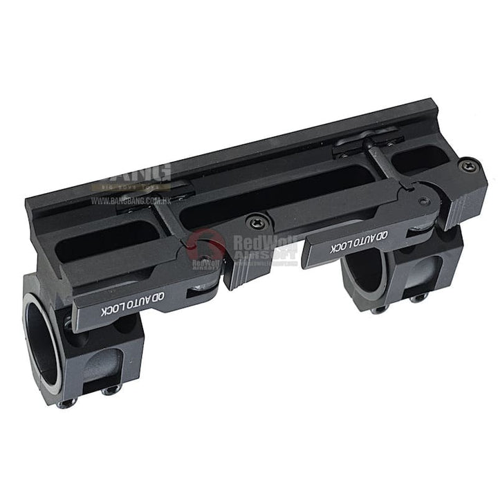 GK Tactical 25 / 30mm QD Dual Scope Mount - BK - Bang Bang Airsoft