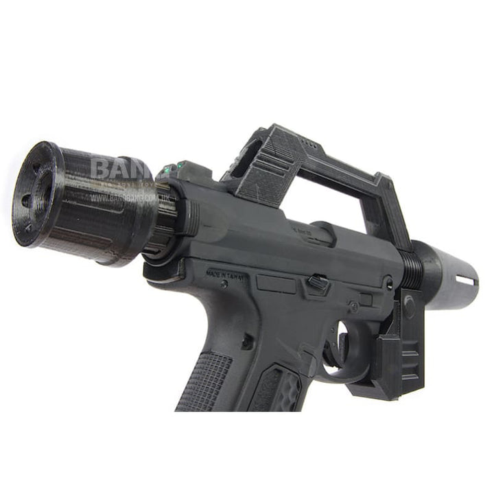GK Tactical 3D Print Gundam RGM - 79 BR - M - 79C - 1 Beam Spray Gun Conversion Kit for Action Army AAP - 01 - Bang Bang Airsoft