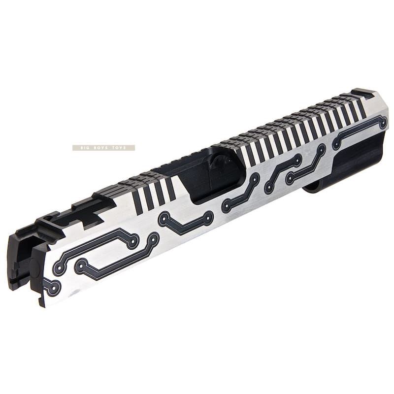 GK Tactical Aluminum SV Future 5.1 Single Slide for Tokyo Marui Hi Capa GBB Series - Black - Bang Bang Airsoft