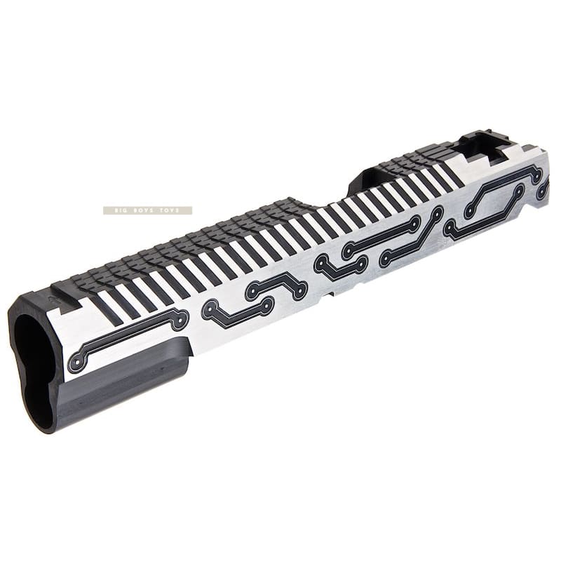 GK Tactical Aluminum SV Future 5.1 Single Slide for Tokyo Marui Hi Capa GBB Series - Black - Bang Bang Airsoft