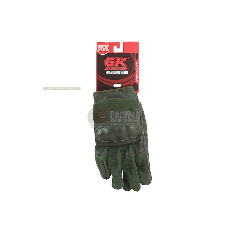 GK Tactical Battalion Gloves (S Size / OD) - Bang Bang Airsoft